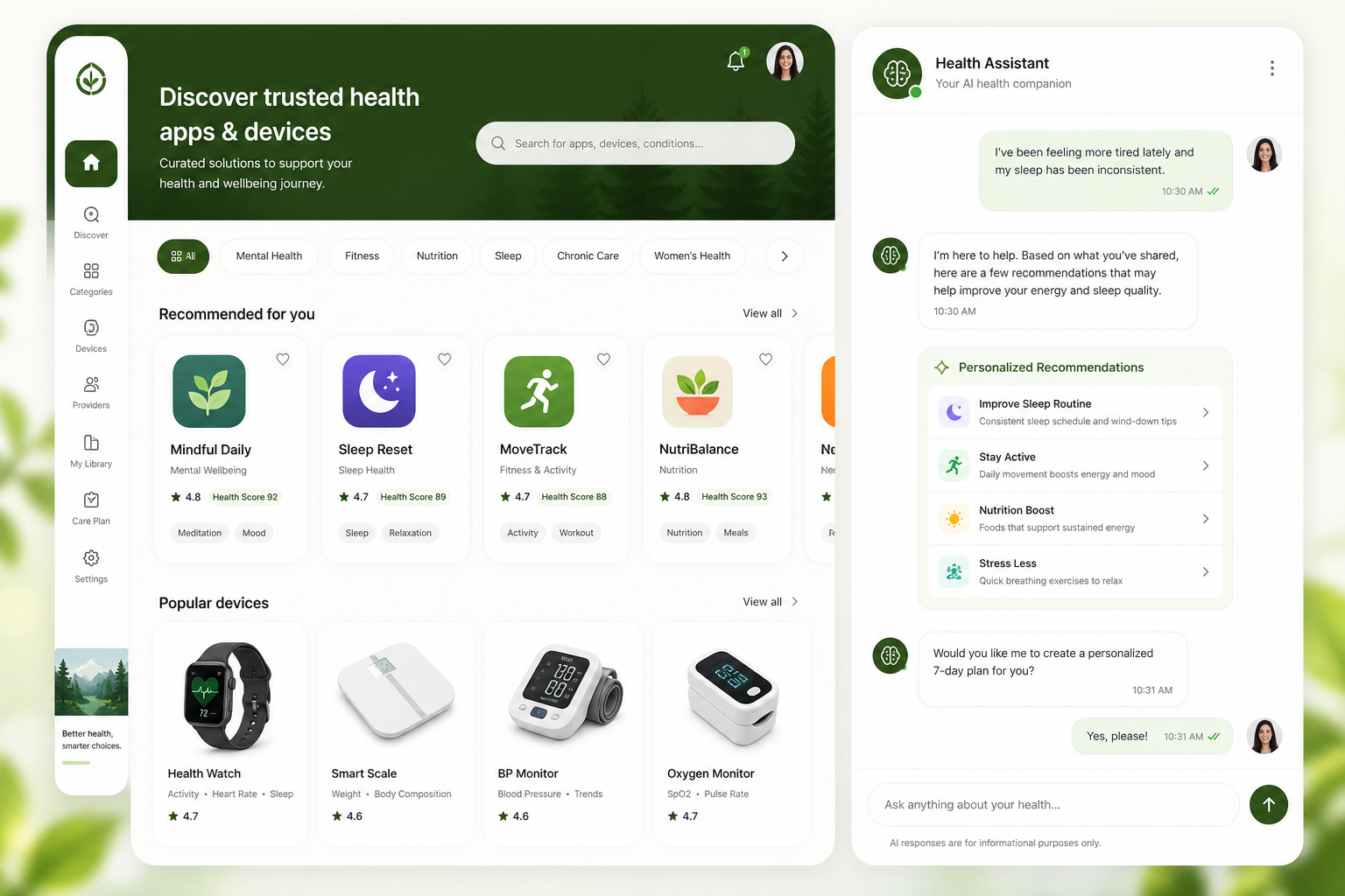 The CareHub healthcare directory and AI assistant
